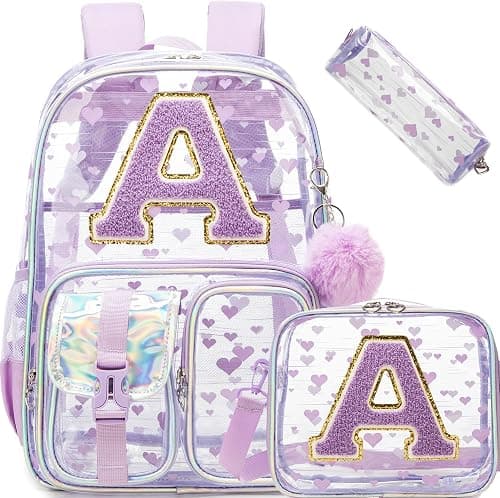 HTgroce Clear Backpacks for Girls School Backpack for Kids See Through Backpacks for Elementary Students on Amazon.ae - Price Tracker