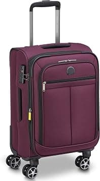 Priscilla 55 cm 4 Double-Wheeled Expandable Cabin Trolley Case - Purple on Amazon - Best Deal Finder