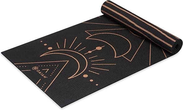 Gaiam Yoga Mat - Premium 6mm Print Reversible Extra Thick Non Slip Exercise & Fitness Mat for All Types of Yoga, Pilates & Floor Workouts (68" x 24" x 6mm Thick) - Amazon.sa Price Tracker