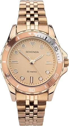 Sekonda Balearic Ladies 33mm Quartz Watch with Analogue Display, and Silver Stainless Steel Strap on Amazon.ae - Price Tracker