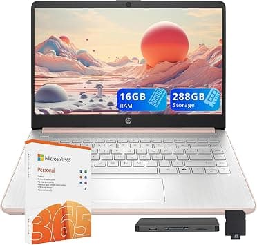 HP 14" HD Portable Stream, Intel N150 Processor, 16GB RAM, 288GB Storage (128GB UFS+160GB Docking Station Included), Intel Graphics, Webcam, Wi-Fi 6, 1 Year on Amazon.ae - Price Tracker