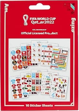 FIFA World Cup Qatar 2022 Country Name Sticker Book – Collect Over 150 Stickers of 12 Countries,Fun Soccer & Football-Themed Activity Book for Kids,Educational & General Knowledge على Amazon.ae - متتبع الأسعار