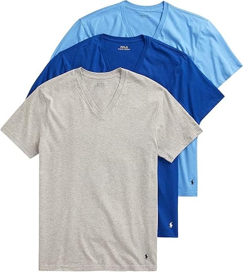 Polo Ralph Lauren mens Rcvnp3 Classic Fit W/Wicking 3-pack V-necks on Amazon.ae - Price Tracker