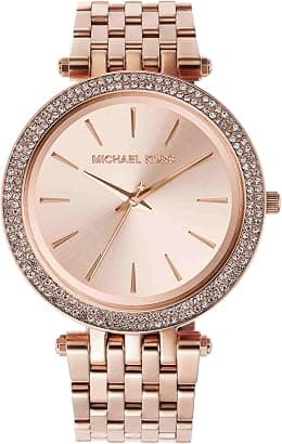 Michael Kors Darci Watch for Women, Quartz movement with Stainless steel or Leather strap - متتبع أسعار Amazon.sa