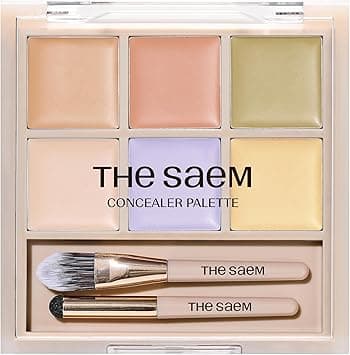 THE SAEM Cover Perfection Concealer Palette 01 Cover&Correct - Multi Use 6 Colors Correcting Conceal Palette - for Dark Circles, Imperfections, Face Tone Corrector, Ideal for Fair to Light Skin on Amazon.ae - Price Tracker
