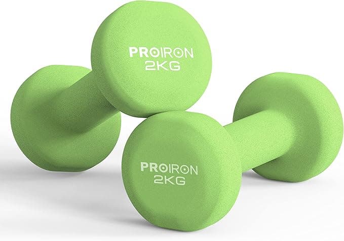 PROIRON Neoprene Dumbbells Weights Exercise & Fitness Dumbbells in 1kg 1.5kg 2kg 3kg 4kg 5kg 8kg 10kg Pair on Amazon.ae - Price Tracker