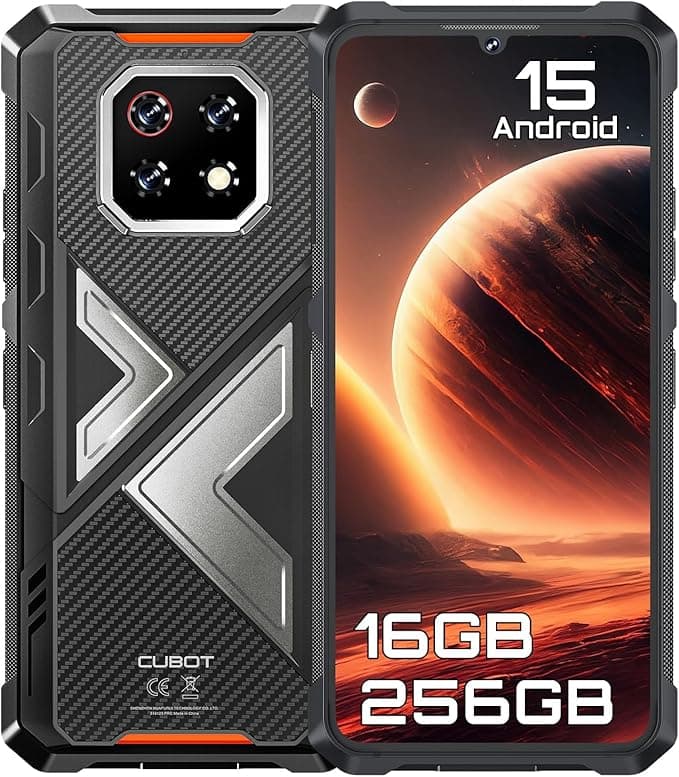 CUBOT KingKong ES 3 Rugged Smartphone | 6.74" 90Hz HD+ Display Smart Phone| 16GB RAM (6+10GB Expansion) + 256GB ROM | 48+16MP Camera | 10200mAh Battery | Android 15 Mobile | NFC | Waterproof -Black on Amazon.ae - Price Tracker