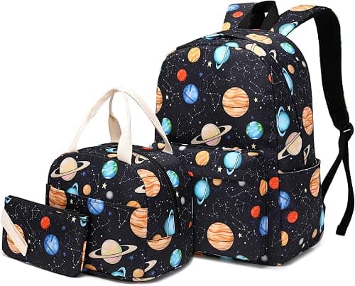 Girls School Backpack, 3 in 1 Set Kids Teens School Bag Bookbag with Lunch Bag Pencil Case on Amazon.ae - Price Tracker