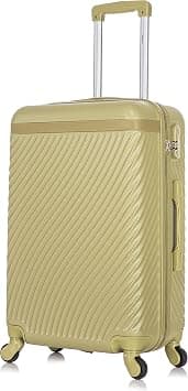 Senator ABS Lightweight Travel Luggage Trolley with 4 Quite Spinner wheels KH1065 (Checked Luggage 28-Inch, Tea Green) على Amazon.ae - متتبع الأسعار
