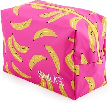 SMUG Toiletry Bag | Waterproof Travel Toiletry Bag for Gym, Shower, Shaving, Cosmetics & Makeup | Small Washbag for Men & Women | Stylish, Spacious & Easy to Clean, Banana, One Size, Classic on Amazon - Best Deal Finder