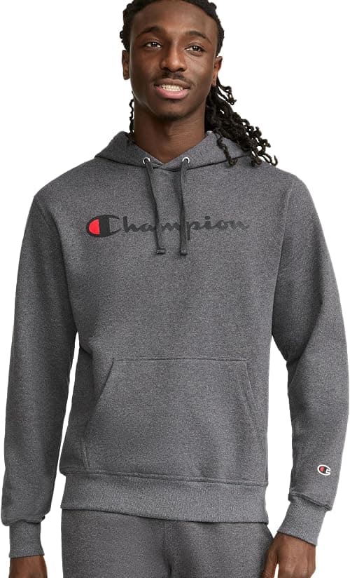 Champion mens Graphic Powerblend Fleece Pullover Hood Hooded Sweatshirt on Amazon.ae - Price Tracker