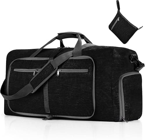 Vomgomfom Duffle Bag,65L/85L/115L Foldable Travel Duffel Bag-Weekender Bag with Shoes Compartment, Overnight Bag for Men Women Waterproof & Tear Resistant (Gray) on Amazon.ae - Price Tracker