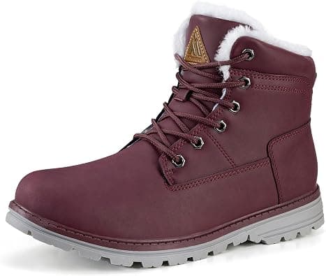 Mishansha Men's Winter Snow Boots Fur Shoes Warm Padded Trekking Boots 36-48 on Amazon.ae - Price Tracker