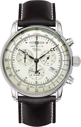 Zeppelin Watch 100 Years Chronograph Alarm Light Sheet 8680 on Amazon.ae - Price Tracker