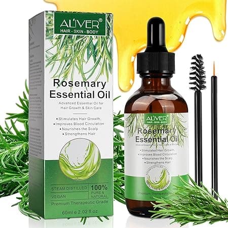 ALIVER Rosemary Hair Growth Oil, Hair Loss Treatment, Stimulates Hair Growth, Strengthens Hair, Nourishes Scalp, Rid of Itchy and Dry Scalp, Improves Blood Circulation for Men and Women on Amazon.ae - Price Tracker