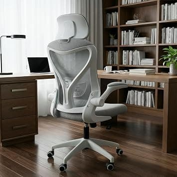 Drogo Ergonomic Office Chair for Work with SGS Class-3 Gas Lift, Breathable Korean Mesh, Adjustable Armrests, Lumbar Support,Computer Chair for Home or Office, Desk Chair (Grey) on Amazon.ae - Price Tracker