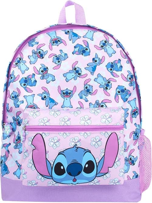 Disney Stitch School Bag Backpack for Boys & Girls 2 Compartment Travel Rucksack for Kids Adjustable Shoulder straps and Mesh Pocket on Amazon.ae - Price Tracker