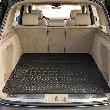 Car Boot Mat, Heavy Duty Waterproof Trunk Liner, Anti-Slip Rubber Cargo Mat, Trimmable Automotive Floor Mats Dustproof, Suv Trunk Mat, Car Interior Protector (Black-Heavy Duty) on Amazon.ae - Price Tracker