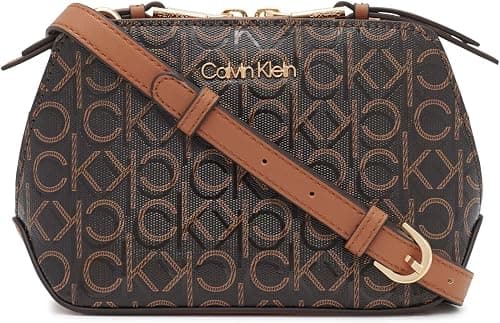 Calvin Klein womens Lucy Triple Compartment Crossbody Calvin Klein Lucy Triple Compartment Crossbody (pack of 1) على Amazon.ae - متتبع الأسعار