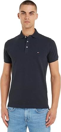 Tommy Hilfiger Men's 1985 RWB Slim Polo Shirt - Amazon.sa Price Tracker