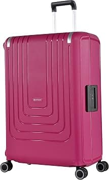 Eminent Checked Luggage 28 Inches – Polypropylene Hard Case Luggage Sets with 4 Double Spinner Wheels TSA Lock (Checked Luggage 28-Inch, Dark Pink) on Amazon - Best Deal Finder