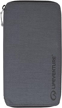 Lifeventure RFiD Protected Large Travel Wallet — Zip Bifold Wallet and Passport Holder for Travel, Eco-Friendly, Recyclable Material (Grey) on Amazon.ae - Price Tracker