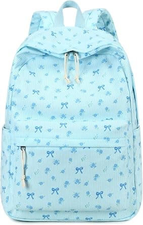 BTOOP School Backpack for Teens Large Corduroy Bookbag Lightweight Girls Boys Casual High School College Backpacks on Amazon.ae - Price Tracker