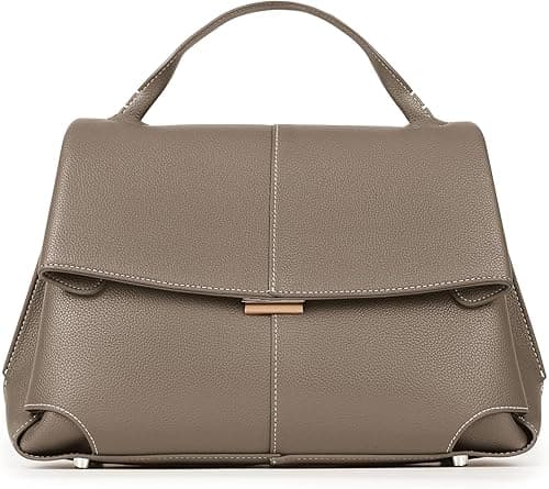 Top Handle Bag Handbags Large Faux Leather Satchel Bags for Women Luxury Designer Business Crossbody Work Tote Purse on Amazon.ae - Price Tracker