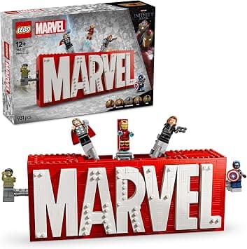 LEGO Marvel MARVEL Logo & Minifigures 76313 | Super Hero Building Toy, 5 Characters incl. Iron Man & Thor, Avengers Set, Gift for 12+ Year Old Boys & Girls, 931 Pieces - Amazon.sa Price Tracker