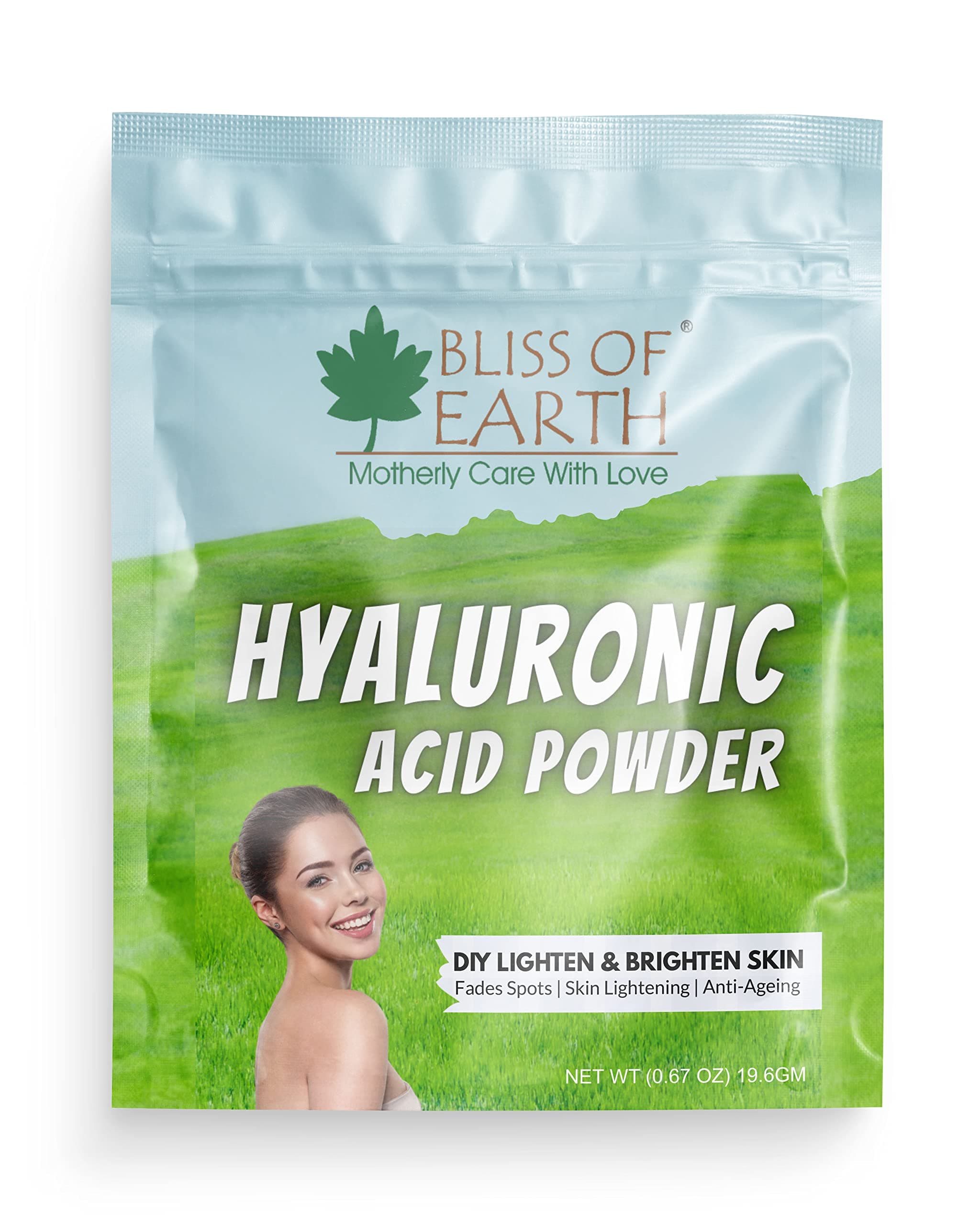 Bliss of Earth 0.67 OZ Hyaluronic Acid Powder Cosmetic Grade Best for Moisturizer, serum, Gel, Face Wash & DIY Product 19.6gm on Amazon.ae - Price Tracker