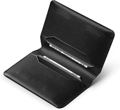 Mens Genuine Leather Wallet Long Wallet Card Holder Credit Card Wallet Money Wallet Slim Wallet Cash Holder Business Card Holder Pocket Wallet Leather Purse Card Case Gift for Men على Amazon.ae - متتبع الأسعار