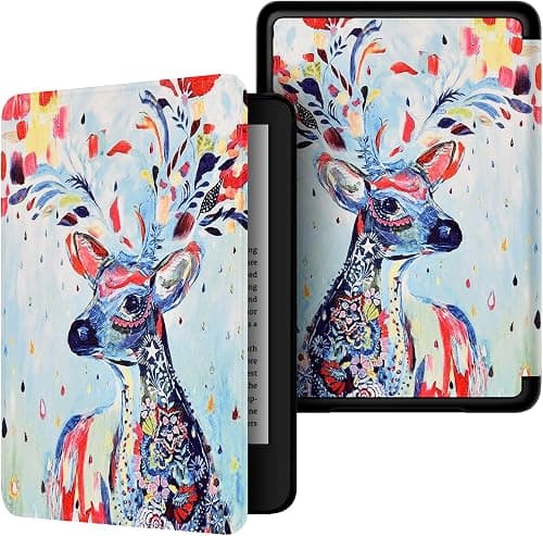The Covers Fits 7" Kindle Paperwhite 12th Generation and Signed Edition-2024Release, and 7" Kindle Colorsoft Signed Edition, Painted pattern Waterproof Case, with Auto Sleep/Wake (10) on Amazon.ae - Price Tracker