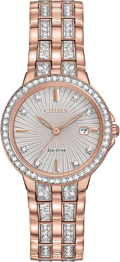 Citizen Eco-Drive Classic Womens Watch, Stainless Steel, Crystal on Amazon.ae - Price Tracker