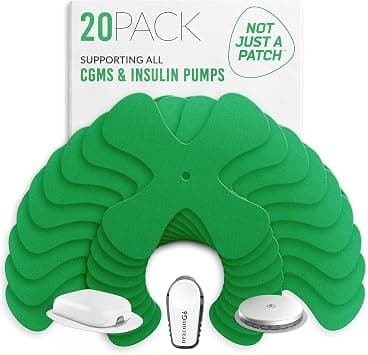 Not Just A Patch X-Patch CGM Sensor Patches (20 Pack) - Water Resistant & Durable for Active Lifestyle for 10-14 Days - Dexcom G6 G7 Adhesive Patches & Freestyle Libre 2 Sensor Covers in Green on Amazon.ae - Price Tracker