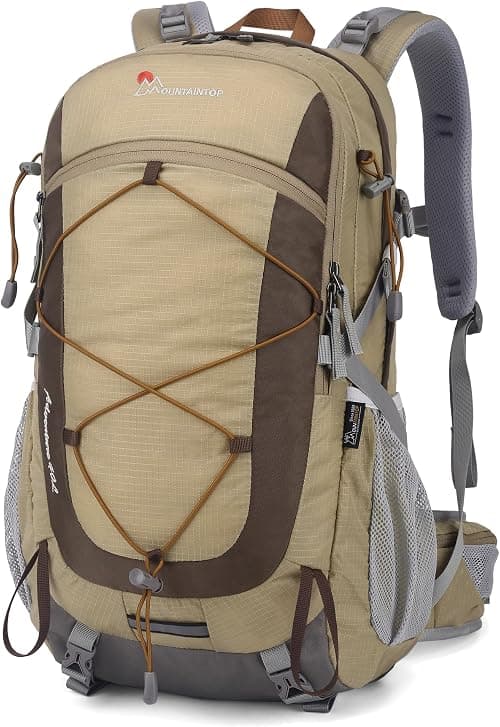 MOUNTAINTOP 40L Men's Women's Hiking Backpack Travel Backpack with Rain Cover for Travel Camping Trekking, 55 x 35 x 25 cm on Amazon.ae - Price Tracker