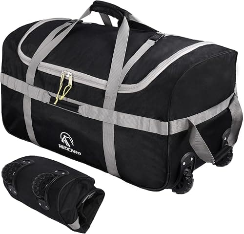 REDCAMP 85L/120L/140L Foldable Duffle Bag with Wheels, Large Travel Duffel Bag on Amazon.ae - Price Tracker
