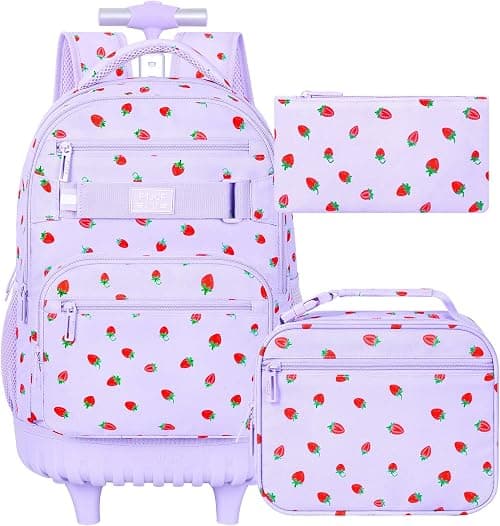 Laptop Backpack, 16 Inch School Bookbag and Lunch Bag Set, Water Resistant Backpacks for Teens Girls Women Students on Amazon.ae - Price Tracker