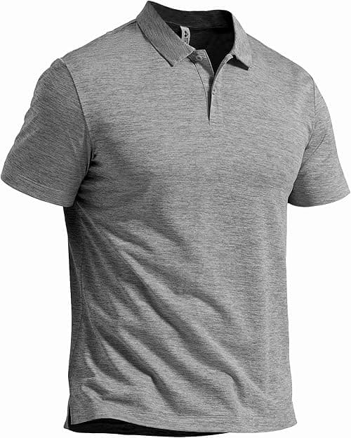 Pioneer Camp Men's Golf Shirt UPF 50+ Quick Dry Polo Shirts Short Sleeve Moisture Wicking Performance Tees Collar Work Shirts on Amazon.ae - Price Tracker