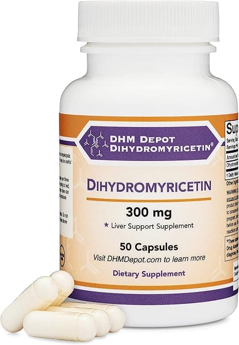 Double Wood Supplements Dihydromyricetin - 50 X 300mg Capsules, Large on Amazon.ae - Price Tracker