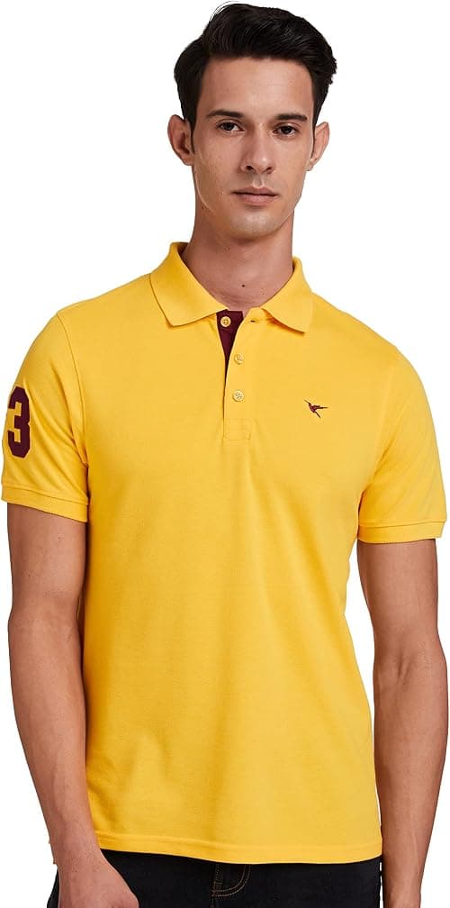 Deniklo Men's Solid Regular fit Polo Shirt on Amazon - Best Deal Finder