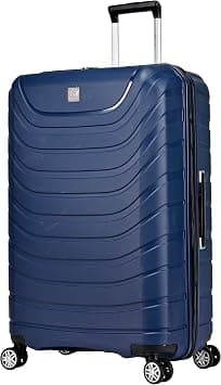 Eminent Suitcase Hard Shell Lightweight Luggage Polypropylene Quiet Double Wheels TSA Lock B0011 (Checked Luggage 28-Inch, Dark Blue) على أمازون - دليلك لأفضل العروض