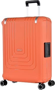 Eminent Checked Luggage 26 Inches – Polypropylene Hard Case Luggage Sets with 4 Double Spinner Wheels TSA Lock (Checked Luggage 26-Inch, Orange) on Amazon.ae - Price Tracker