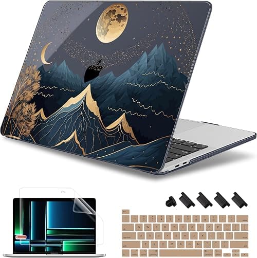 May Chen Compatible with MacBook Pro 13 inch Case with Touch Bar 2022 2021 2020 Release A2338 M1/M2 A2251 A2289, Plastic Hard Shell Case with Keyboard Cover, Traditional on Amazon.ae - Price Tracker
