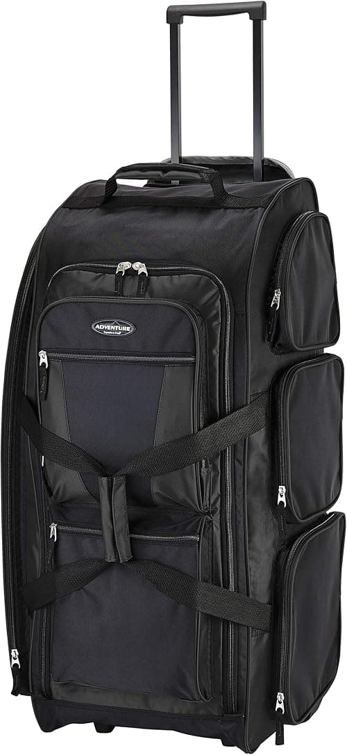 Travelers Club Xpedition 30 Inch Rolling Multi-Pocket Upright Duffel on Amazon.ae - Price Tracker