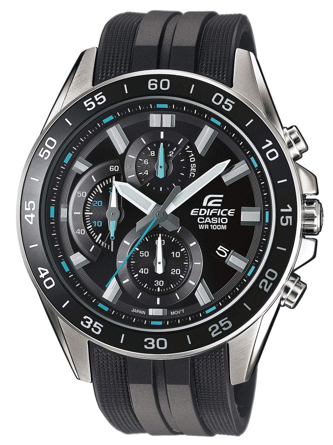 Casio Edifice EFV-550P-1AVUEF Men's Solid Stainless Steel Case and Resin Strap Watch Strap on Amazon.ae - Price Tracker