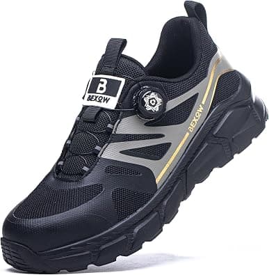 Safety Shoes Steel Toe Lightweight Work Sneakers for Men and Women Kevlar Midsole Slip Resistant Industrial Footwear على Amazon.ae - متتبع الأسعار