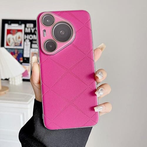 Huawei Pura 70 Series Case - Ultra-Thin Imitation Leather Cover With Stripe of Stars and Arrows Design for Pro and Ultra Models (Red) on Amazon.ae - Price Tracker