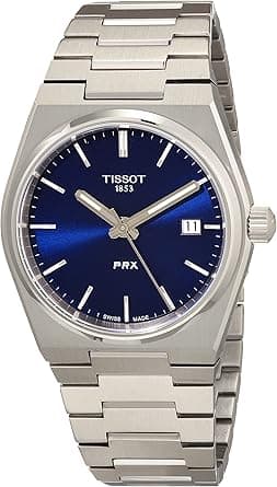 Tissot Unisex PRX 35mm 316L Stainless Steel case Quartz Watch, Grey, Stainless Steel, 11 (T1372101104100) on Amazon.ae - Price Tracker