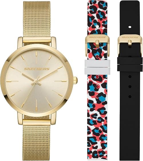 Skechers Women's Quartz Watch Gift Set on Amazon.ae - Price Tracker