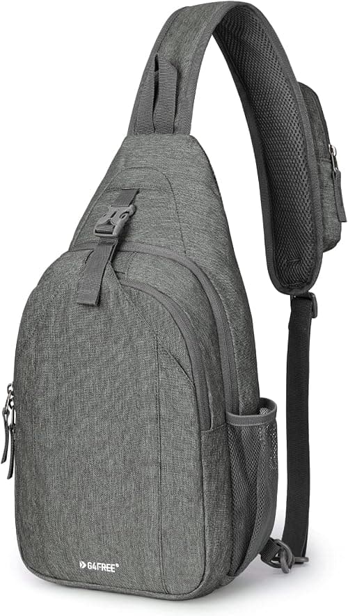 G4Free Crossbody Sling Bag RFID Blocking Chest Backpack Bag Daypack Water-resistant for Hiking Travel on Amazon.ae - Price Tracker